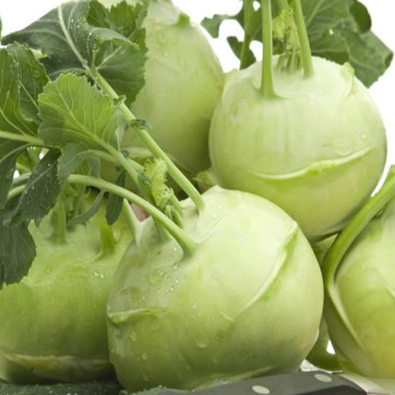 Green Kohlrabi Brassica Vegetable Seeds